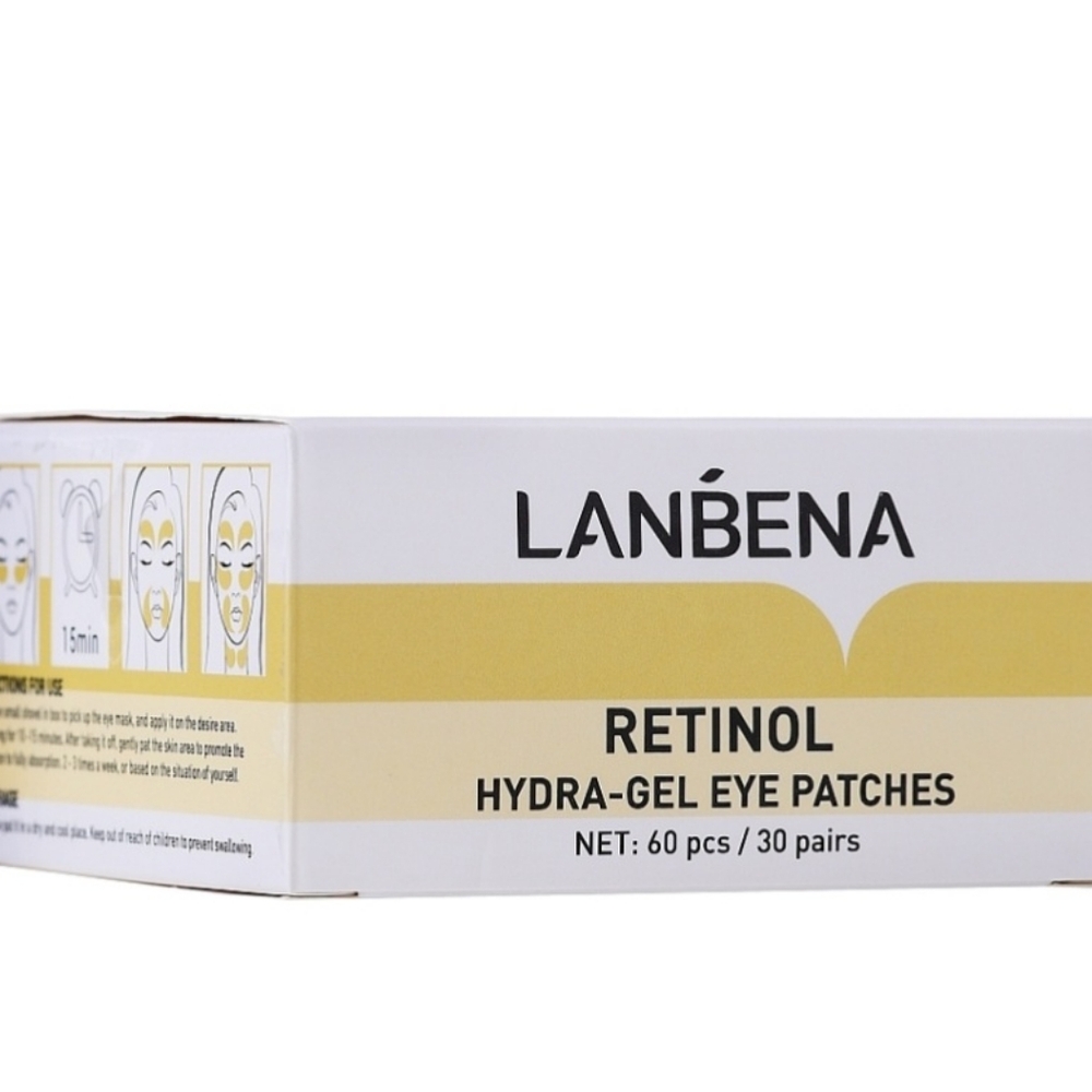 Retinal hydra gel eye patches